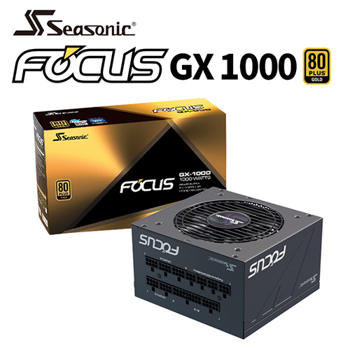 Seasonic 海韻 FOCUS GX1000 1000W GOLD 電源供應器 全模組 80 PLUS 金牌 SSR-1000FX