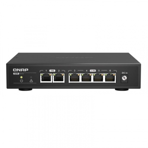 QNAP 威聯通 QSW-2104-2T 2埠 10GbE+4埠 2.5GbE 五速無網管型交換器