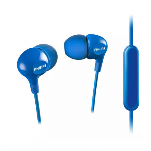 Philips 飛利浦 SHE3555 耳塞式 耳機麥克風 SHE3555BL/00 藍色