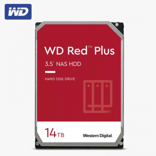 WD 威騰 14TB 紅標 Plus 3.5吋 512M 7200轉 HDD 硬碟 WD140EFGX