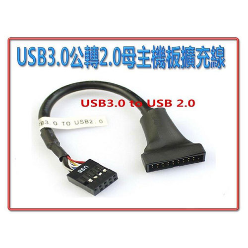 I-wiz 彰唯 US-158 USB3.0公轉2.0母主機板擴充線