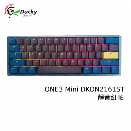 Ducky DKON2161ST ONE3 Mini RGB 破曉 靜音紅軸 英文 機械鍵盤