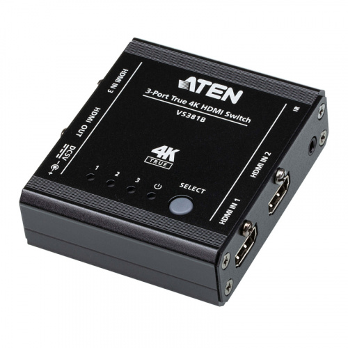 ATEN 宏正科技 VS381B 3埠True 4K HDMI影音切換器