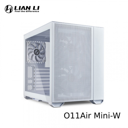 LIAN LI 聯力 O11 AIR MINI 白 E-ATX 玻璃透側機殼