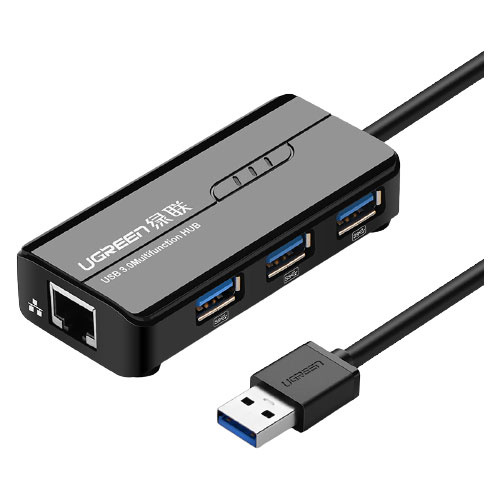 UGRRN 綠聯 20265  3Port USB3.0集線器+GigaLAN網路卡