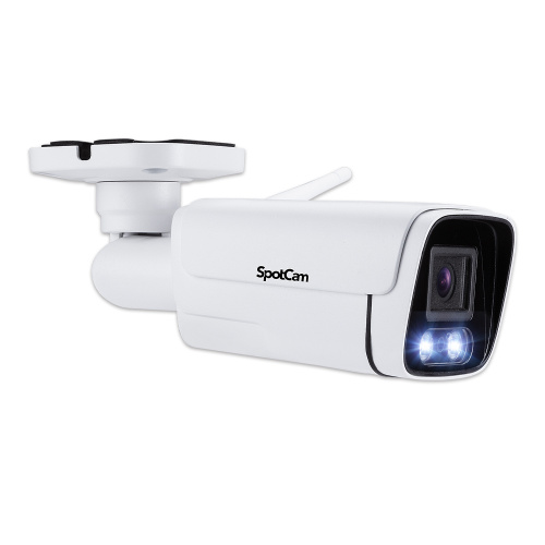 SpotCam BCW1 戶外型防水日夜兩用2K寬動態高畫質槍型網路攝影機 網路線 無線 監視器