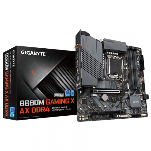 Gigabyte 技嘉 B660M GAMING X AX DDR4 mATX 主機板 LGA1700腳位 支援intel第12代CPU 
