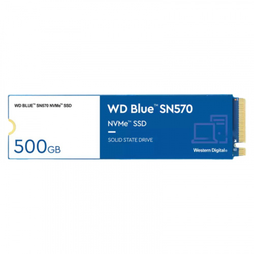 WD 藍標 SN570 500GB SSD PCIe3.0 NVMe固態硬碟 WDS500G3B0C