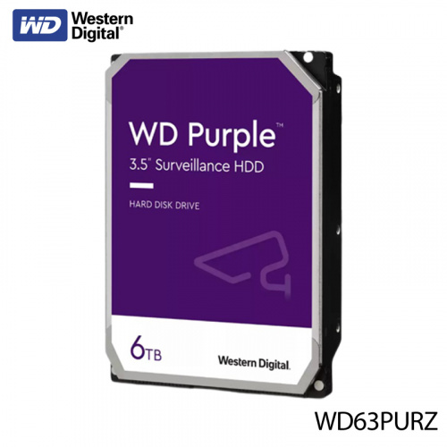 WD 6T 3.5吋 紫標 硬碟  WD63PURZ
