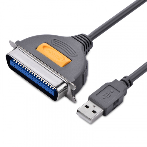 UGREEN 綠聯 20225 2米 USB 轉 Printer Port 轉接器 36Pin USB to IEEE1284 印表機連接線