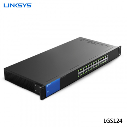 【防疫專區】LINKSYS LGS124 24埠 24PORTS 有線交換器