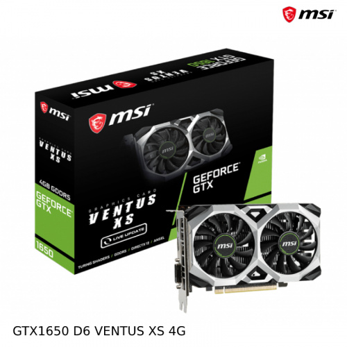 MSI 微星 GTX1650 D6 VENTUS XS 4G 顯示卡