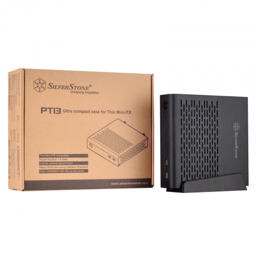 SilverStone 銀欣 SST PT13 B USB2.0 Thin mini-ITX 機殼