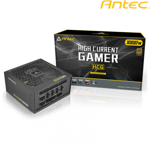 Antec 安鈦克 HCG1000 1000W 80+ 金牌 全模組化 日系電容 電源供應器