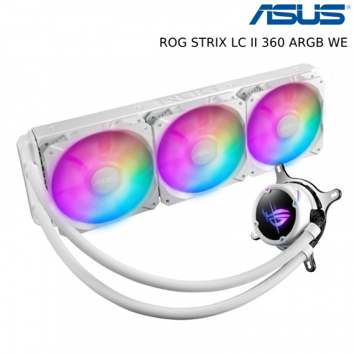 ASUS 華碩 ROG STRIX LC II 360 ARGB WE 白龍二代 CPU水冷散熱器 白
