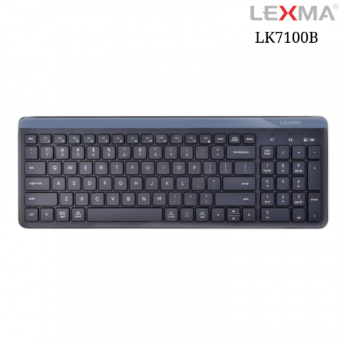 LEXMA 雷馬 LK7100B 黑 藍牙 無線鍵盤