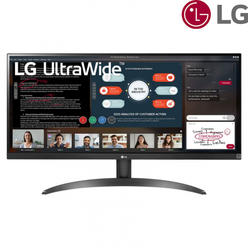 LG 29型 UltraWide™ IPS面板 HDR10 21:9 智慧多工電腦螢幕 顯示器 29WP500-B