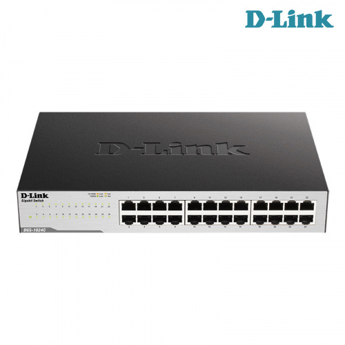 D-Link 友訊 DGS-1024C 24埠 Gigabit 非網管型交換器