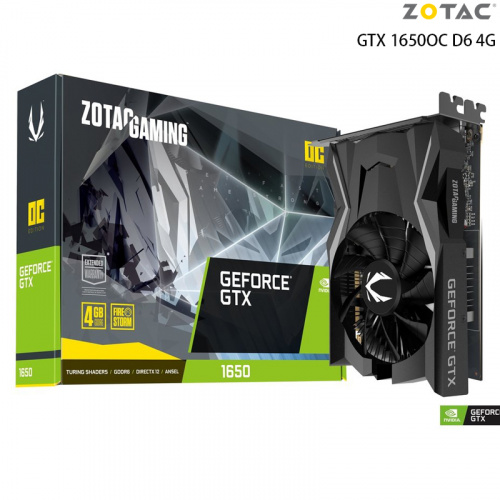 ZOTAC 索泰 GAMING GeForce GTX1650 OC D6 4G 顯示卡