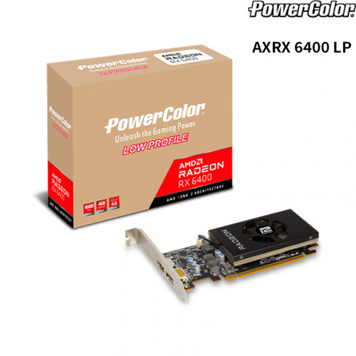 PowerColor 撼訊 AXRX RX6400 LP 4GBD6-DH 顯示卡