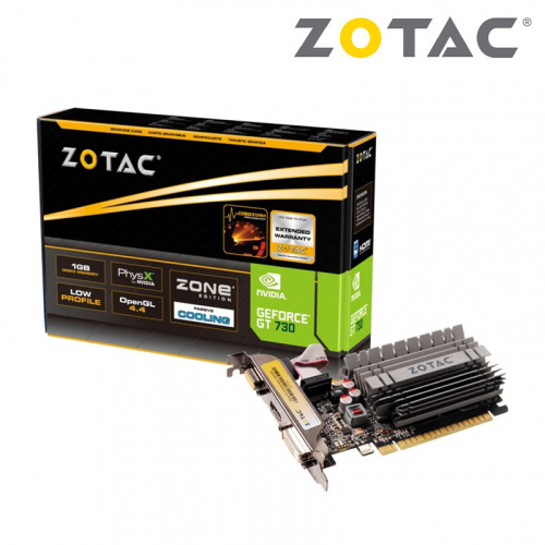 ZOTAC 索泰 GeForce GT730 2G Zone Edition 顯示卡