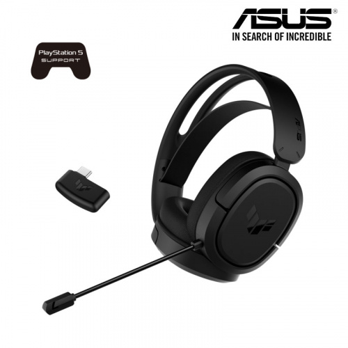 ASUS 華碩 TUF GAMING H1 Wireless 黑色 無線耳罩式耳麥 無線電競耳機