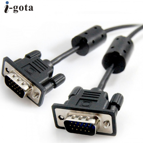 I-gota VGA(UFD/3+6)極細線 5米 公公 傳輸線 VGA-UFD-005