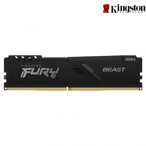 Kingston 金士頓 FURY Beast獸獵者 16GB DDR4-3200 記憶體 黑散熱片 CL16 KF432C16BB/16
