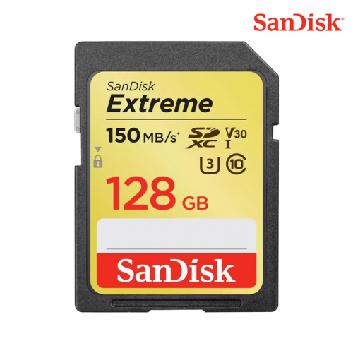 SanDisk Extreme SDXC 128G 記憶卡150Mb/s SDSDXV5-128G-GNCIN