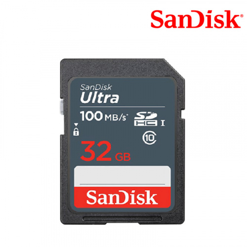 SanDisk Ultra 32GB 100MB/S SDHC 記憶卡 SDSDUNR-032G-GN3IN