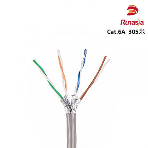 RunAsia Cat.6A UFTP Cable 305米 網路線 灰 RS6A232048