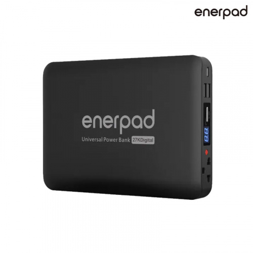 ENERPAD AC27KD 27000mAh 攜帶式直流電 交流電 行動電源 黑色