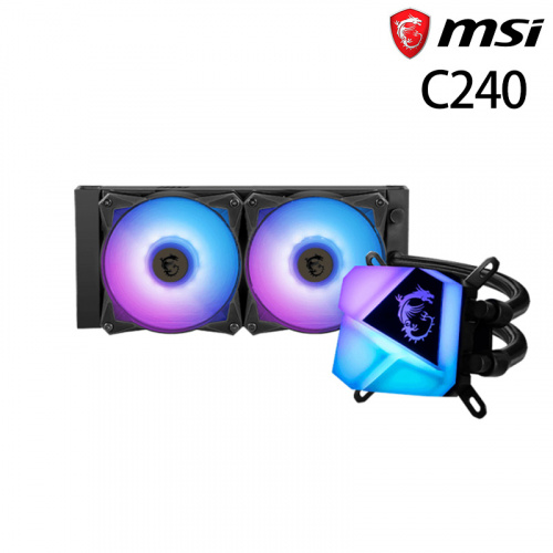 MSI 微星 MAG CORELIQUID C240 RGB 水冷散熱器