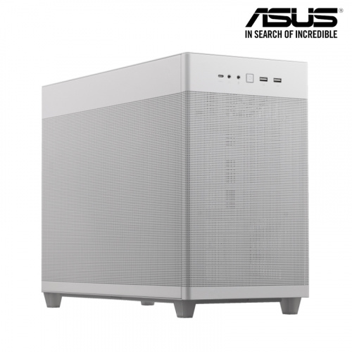 ASUS 華碩 Prime AP201 金屬網孔側板 Micro-ATX 機殼 白色
