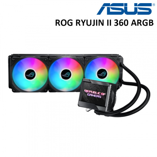 ASUS 華碩 ROG RYUJIN II 360 ARGB 3.5吋 LCD 螢幕顯示 龍神二代 水冷散熱器