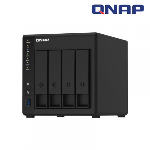 QNAP 威聯通 TS-451D2-2G 4-Bay NAS 網路儲存伺服器 買就送WD 2T 紅標 (一台限一顆)