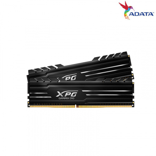 ADATA 威剛 XPG GAMMIX D10 16GBx2 DDR4-3600 記憶體 黑散熱片 AX4U3600316G18I-DB10