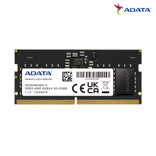 ADATA 威剛 8G DDR5-4800 SO-DIMM 筆電記憶體 AD5S48008G-S