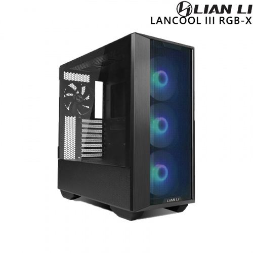 LIAN LI 聯力 LANCOOL III RGB-X E-ATX 雙側透玻璃機殼 黑色