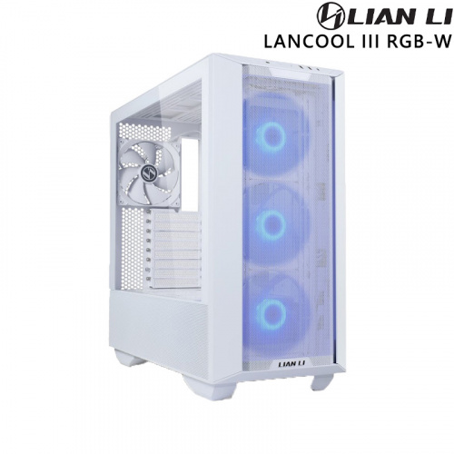 LIAN LI 聯力 LANCOOL III RGB-W E-ATX 雙側透玻璃機殼 白色