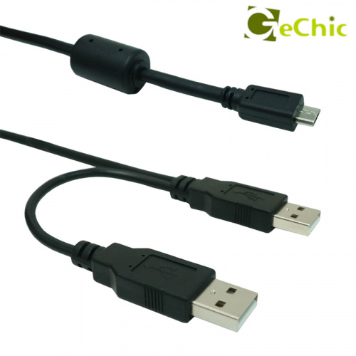 GeChic 給奇創造 USB-A 轉 Micro-USB 電源2.1米訊號線