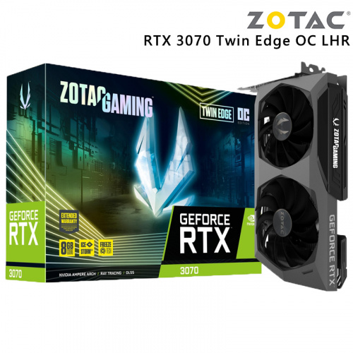 ZOTAC 索泰 GAMING GeForce RTX 3070 Twin Edge OC LHR 8GB 顯示卡