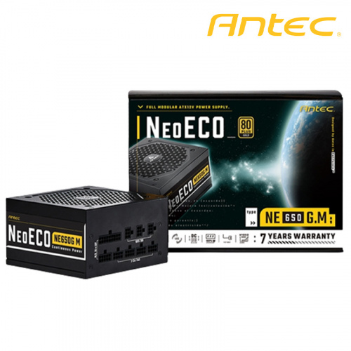 ANTEC 安鈦克 NE650G M 650W 電源供應器 金牌 全模組 全日系電容 十年保固