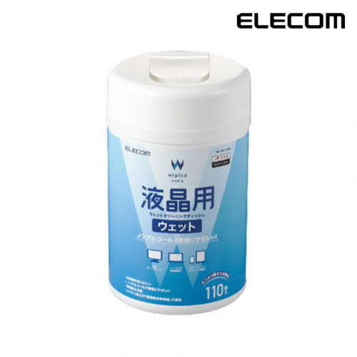 ELECOM WC-DP110N4 無酒精液晶螢幕擦拭巾 110入