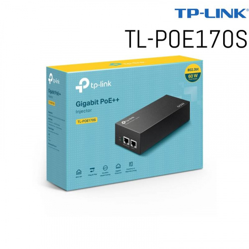 TP-Link TL-POE170S 網路電源 注入器 結合器 PoE++ 電源供應器