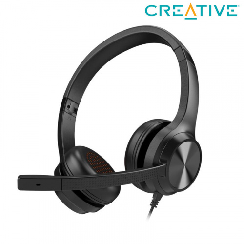 Creative CHAT USB (黑)耳罩式耳麥