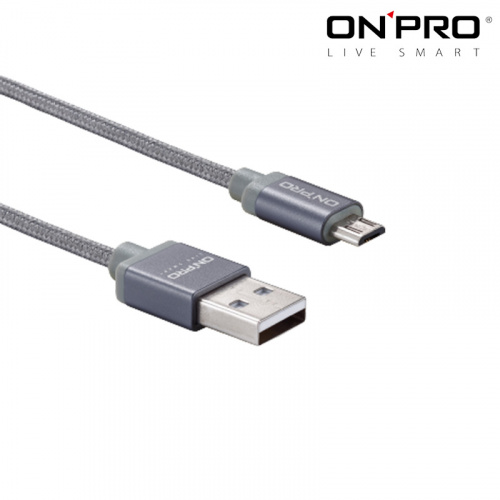 ONPRO UC-MB2A1M USB 轉 Micro 1米 急速充電 傳輸線 鈦空灰