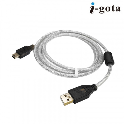 I-gota 透金 USB 轉 mini 5PIN 1.8米 傳輸線 B-USBAM5PP02P