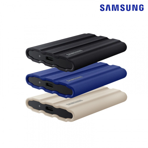 SAMSUNG 三星 T7 SHIELD 1TB USB 3.2 Gen 2 移動固態硬碟 星空黑 靛青藍 奶茶棕 MU-PE1T0K(R)(S)/WW