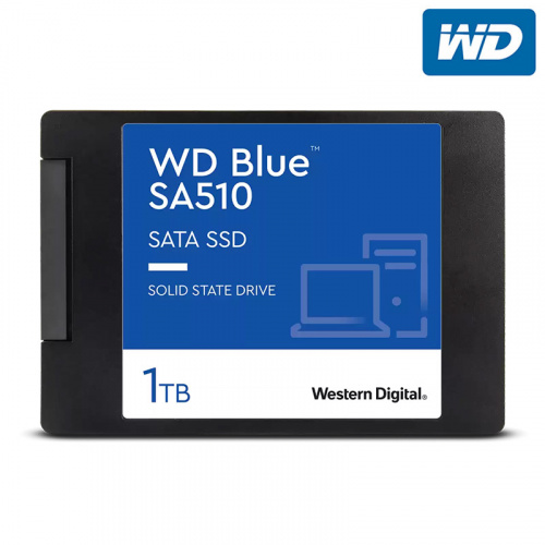 WD Blue藍標 SA510 1TB 2.5吋 SATA3 SSD固態硬碟 五年保固 WDS100T3B0A
